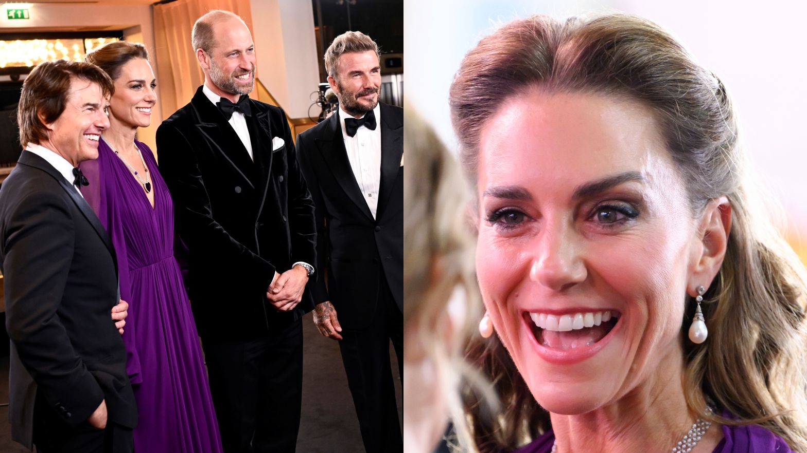 Kate Middleton i książę William brylują na premierze w Londynie
