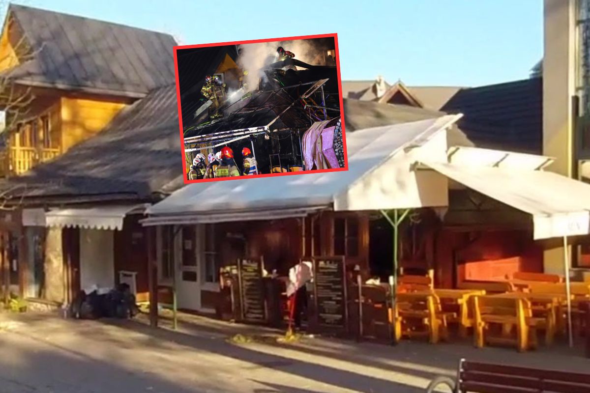 Pożar w Zakopanem na Krupówkach. To ta restauracja spłonęła