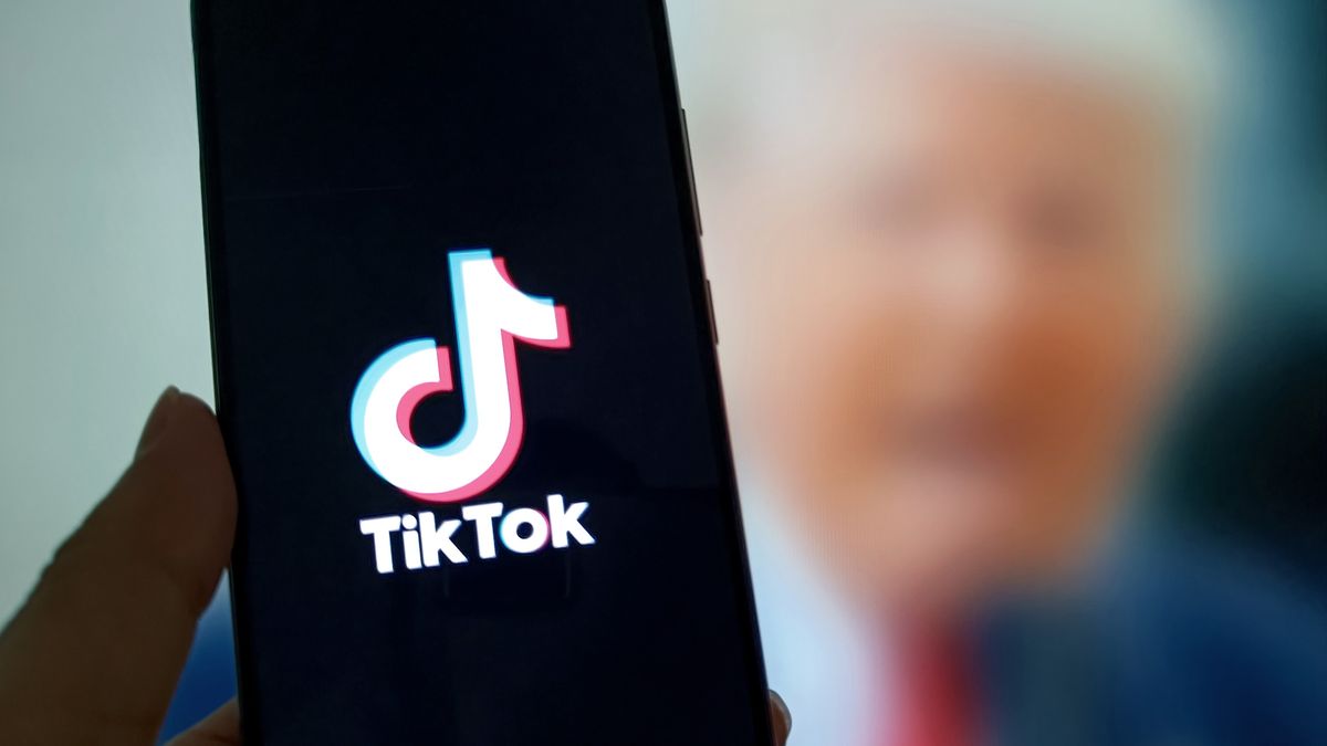 SUQIAN, CHINA - MARCH 27: In this photo illustration, the logo of TikTok is displayed on a smartphone screen on March 27, 2025 in Suqian, Jiangsu Province of China. US President Donald Trump announced on April 4 that he will again postpone enforcement of the TikTok sale-or-ban law for 75 days. (Photo by VCG/VCG via Getty Images)