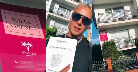 Skolim z aktem notarialnym pod pachą ogłasza ekspansję noclegowego imperium! Kupił KOLEJNĄ WILLĘ nad morzem. Jakie ma ceny?
