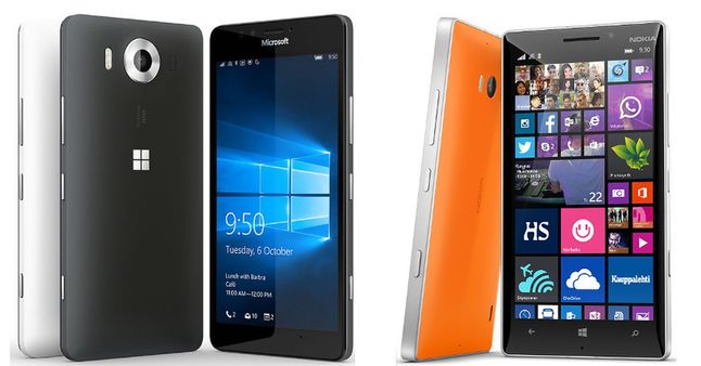 Lumia 950 vs Lumia 930