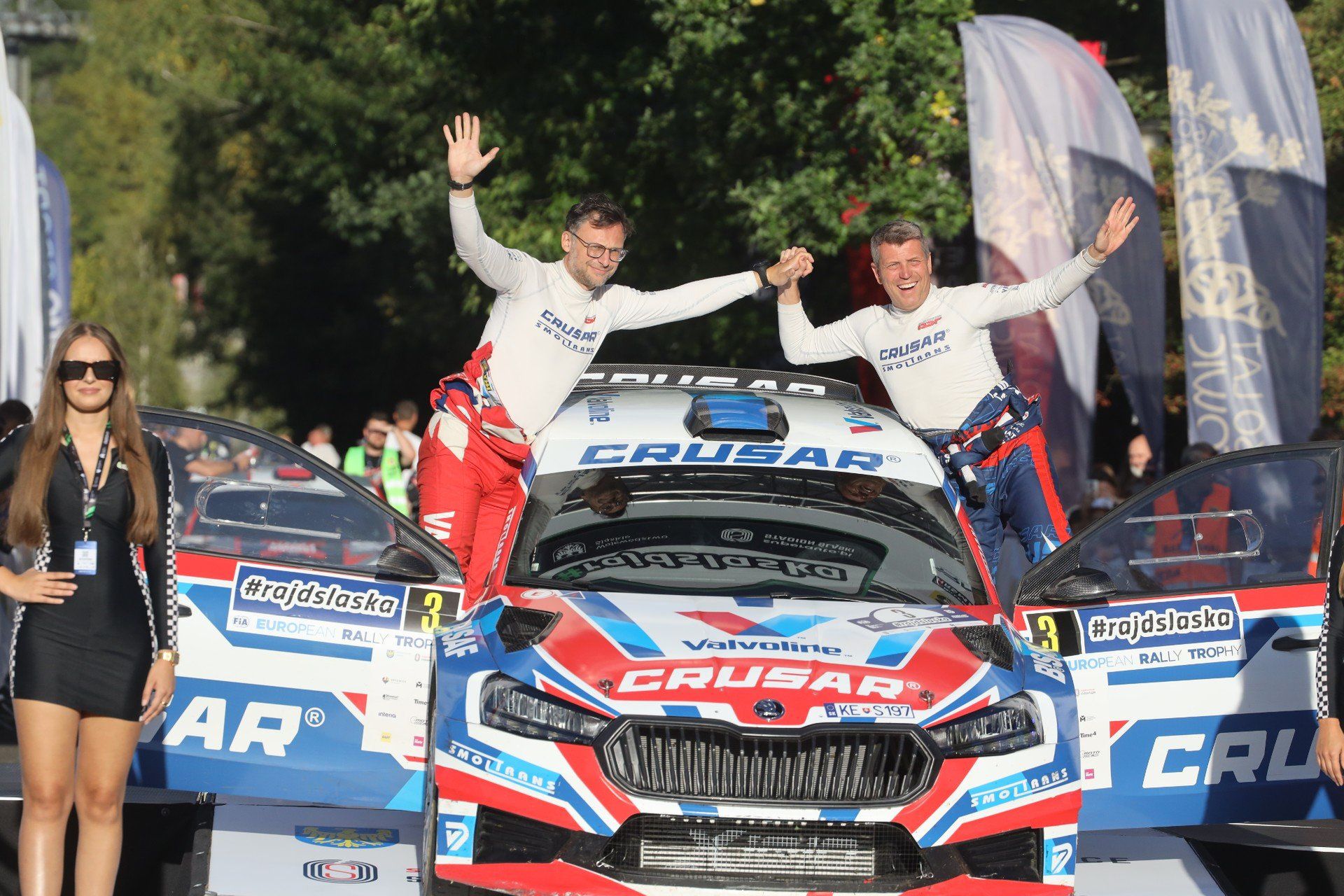 21.09.2025 r. Ceremonia mety Rajdu Śląska przy Superauto.pl Stadionie Śląskim.