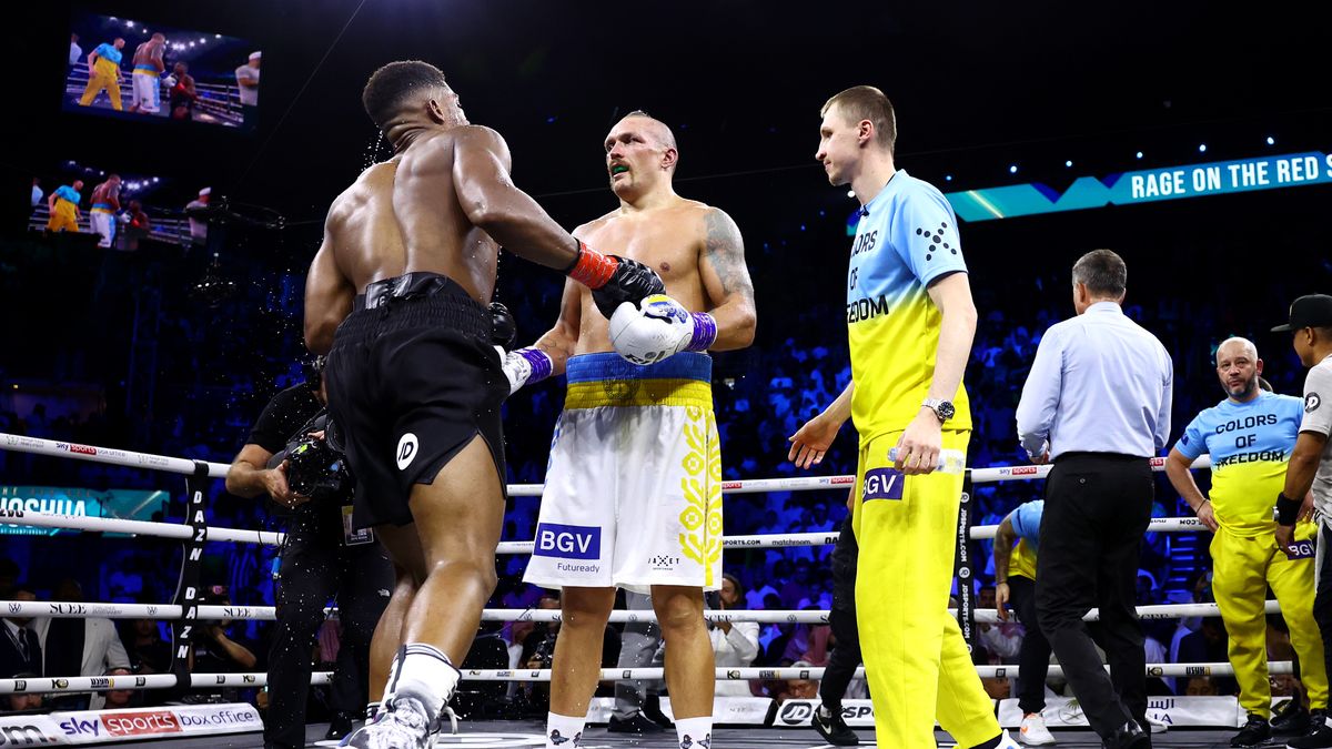 Anthony Joshua i Ołeksandr Usyk