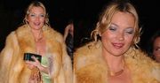 Kate Moss w pięknym (?) futrze (ZDJĘCIA)
