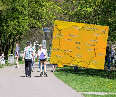 Pogoda. Poniedziałek bardzo słoneczny i ciepły. Na termometrach nawet 28 st. C