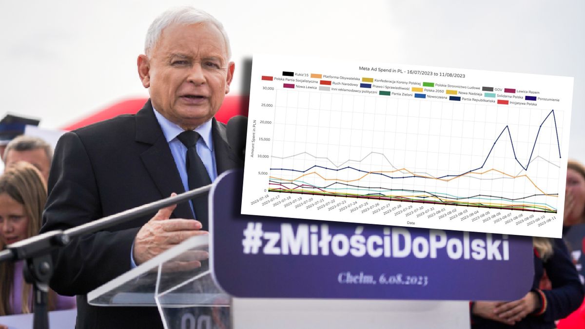 Wydatki na reklamę w serwisach Meta