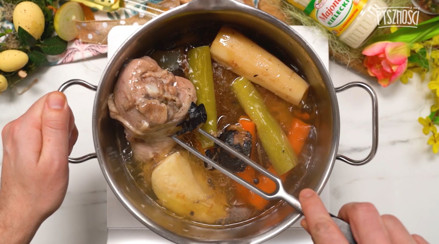 Mięso gotowane w bulionie