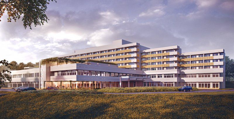 Sanatorium Milicyjne to obecnie wielki obiekt hotelowy