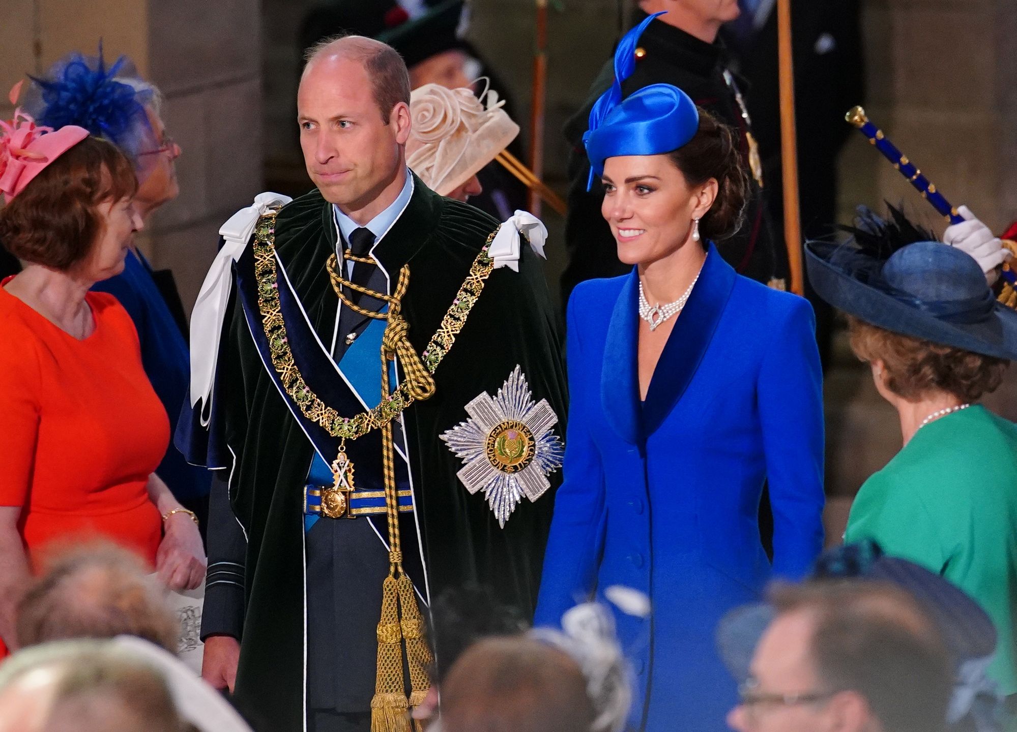 Książę William i Kate Middleton  na drugiej koronacji króla Karola III