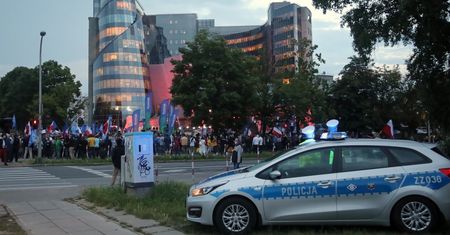 Debata prezydencka skończyła się interwencją policji
