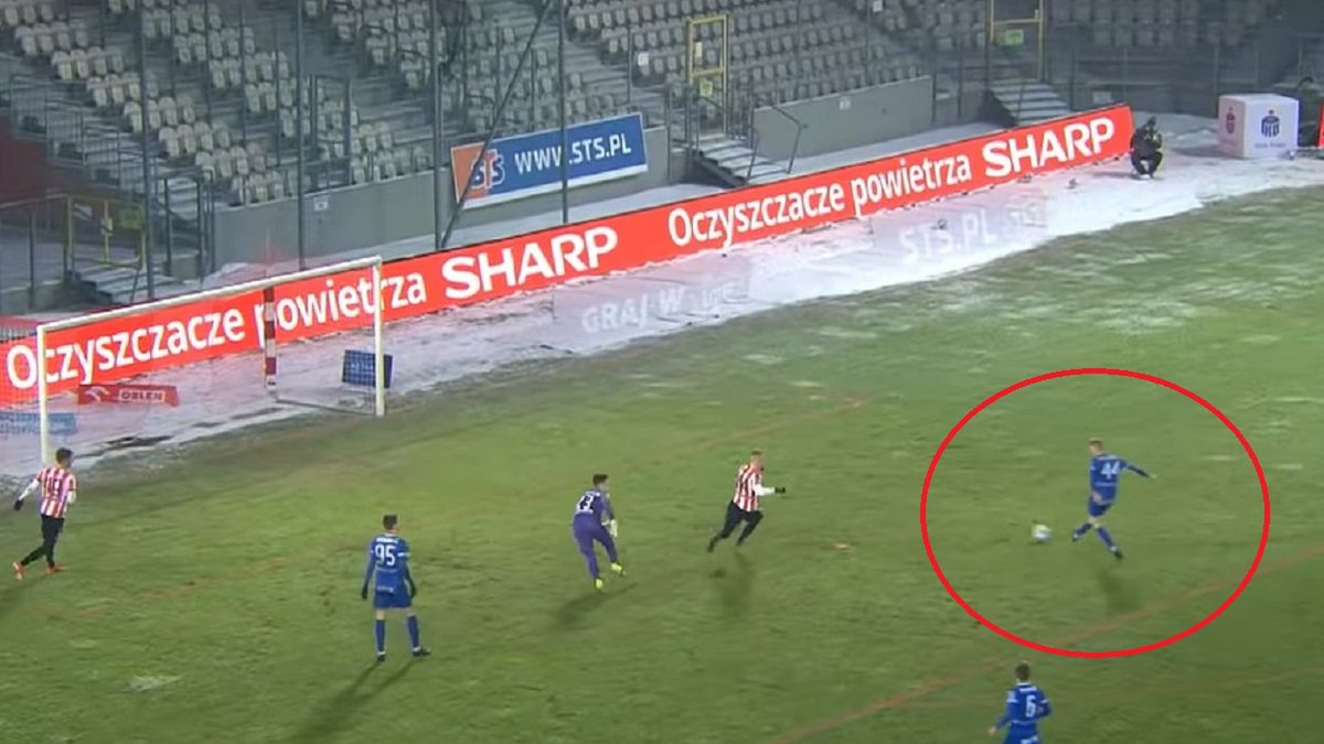 Sytuacja z meczu Cracovia - Podbeskidzie