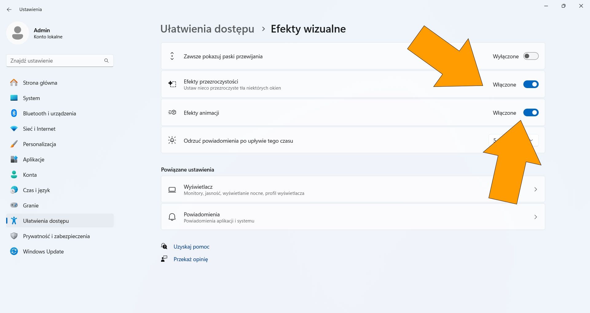efekt animacji