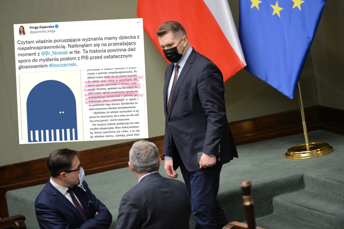 "Przerażający moment z Barbarą Nowak w tle". Ostrzegała przed "lex Czarnek"