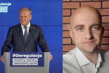 Donald Tusk i Dariusz Matecki