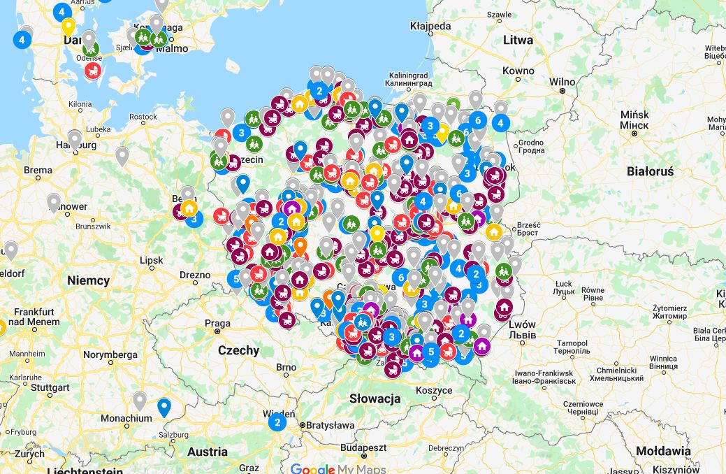 Mapa mieszkań - pomoc dla Ukrainy