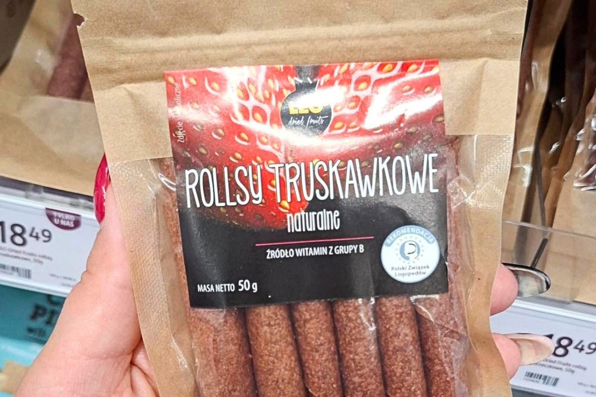Rollsy truskawkowe z Rossmanna