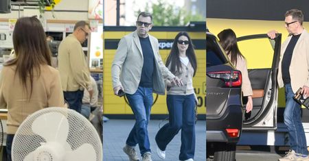 Maciej Orłoś zabrał młodszą o ponad DWIE DEKADY ŻONĘ na shopping do sklepu z elektroniką. Fajnie spędzają razem czas? (ZDJĘCIA)