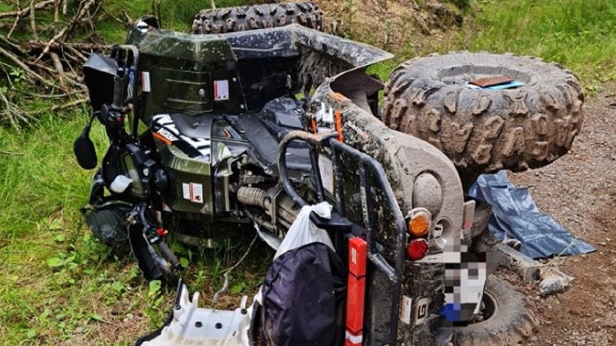 Koszmarny wypadek w lesie. W Kamiennej Górze zginął mężczyzna. 