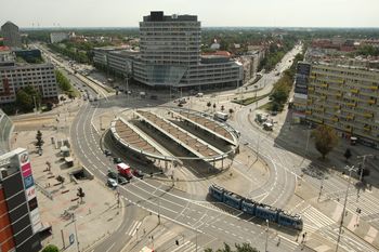 Wrocław: Remont Ronda Reagana. MPK szykuje wymianę 2,6 km torowiska