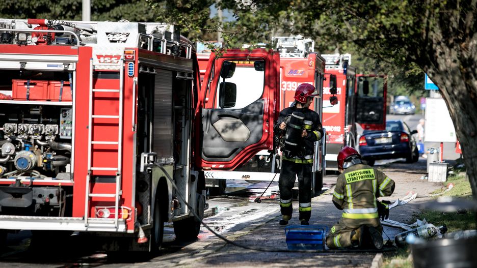 Lublin. Ponowny pożar w tym samym miejscu (zdjęcie ilustracyjne)