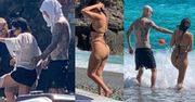 Kourtney Kardashian W BIKINI i Travis Barker pielęgnują uczucie na włoskiej plaży (ZDJĘCIA)