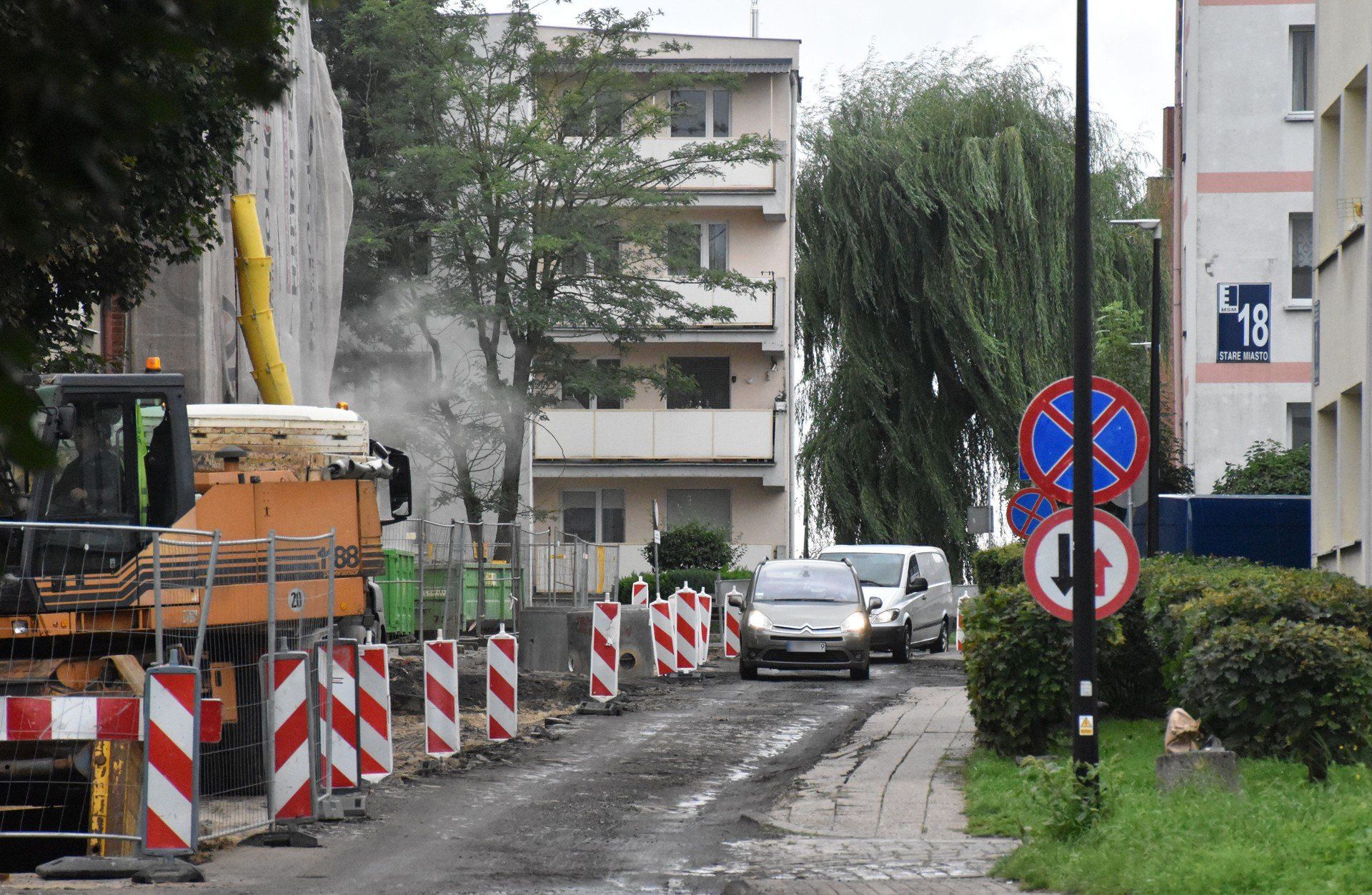 Przebudowa ul. Stare Miato w Malborku