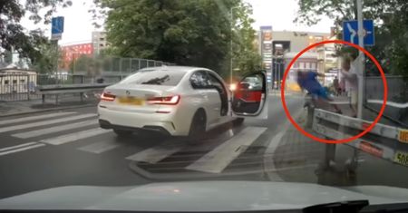 Bielsko-Biała. Kierowca bił się z pieszym na pasach. Policja szuka obu mężczyzn