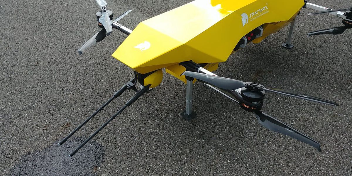 Dezynfekcja dronem. Urząd testuje nową technologię