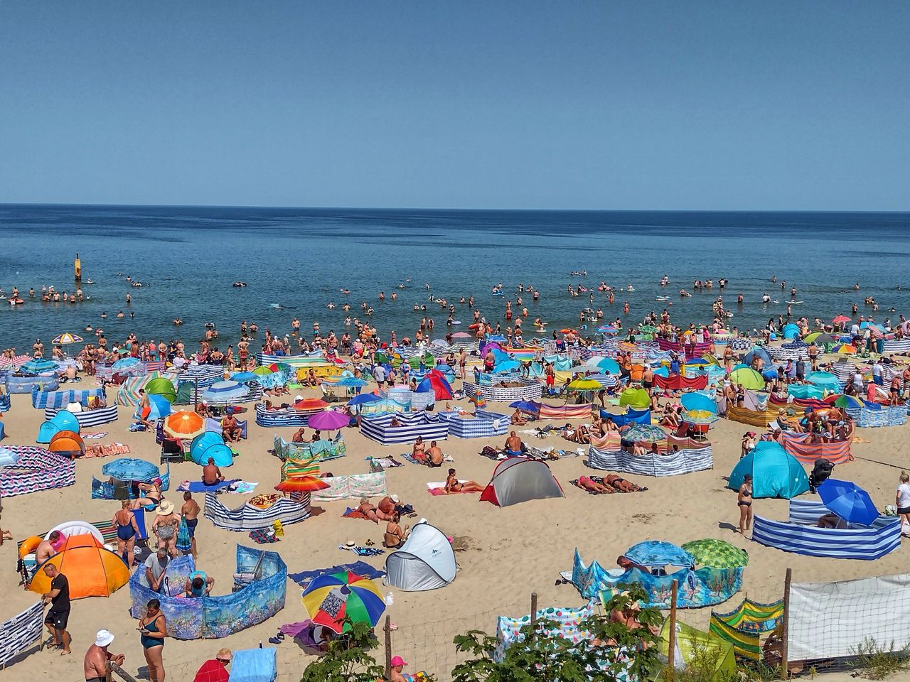 Koszalin: Długi sierpniowy weekend nad morzem i tłumy turystów