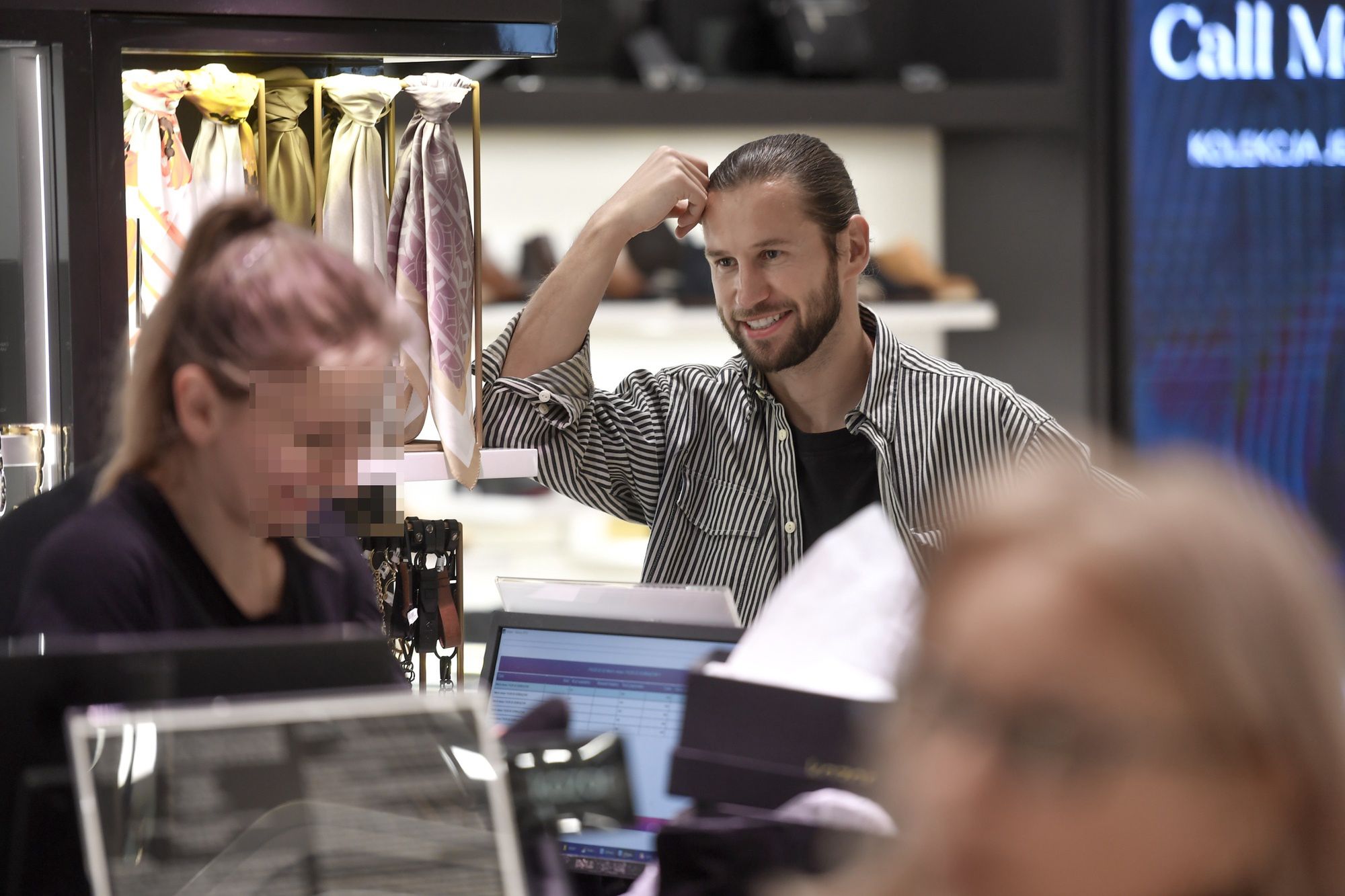 Grzegorz Krychowiak i Celia Jaunat