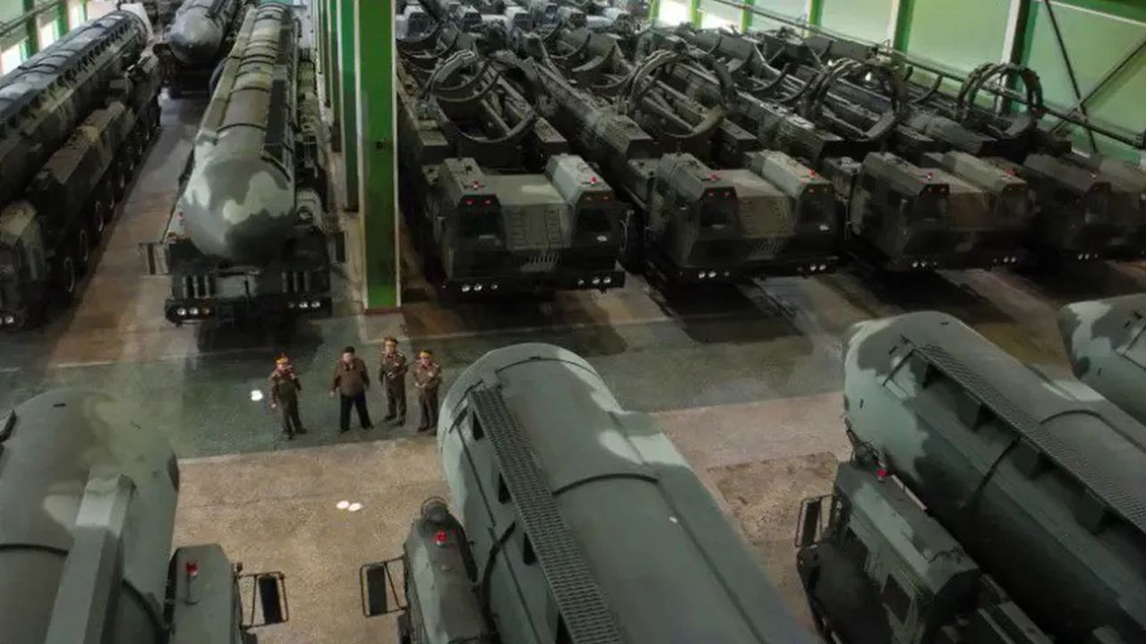 Intercontinental missiles in North Korean warehouses