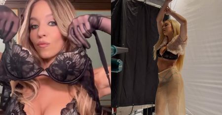 Sydney Sweeney ZNÓW wygina śmiało ciało i pozuje w kusej bieliźnie (FOTO)