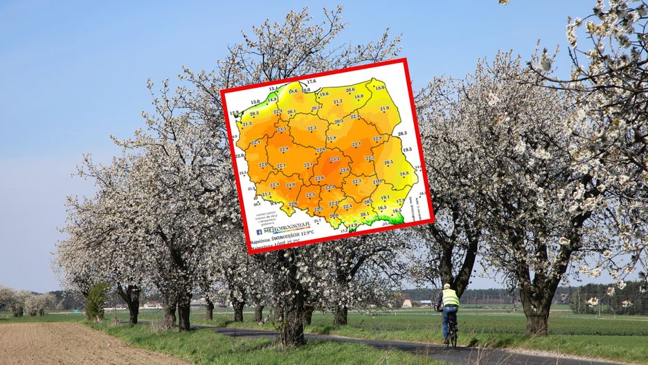 Kolejny dzień z rekordem temperatury w Polsce