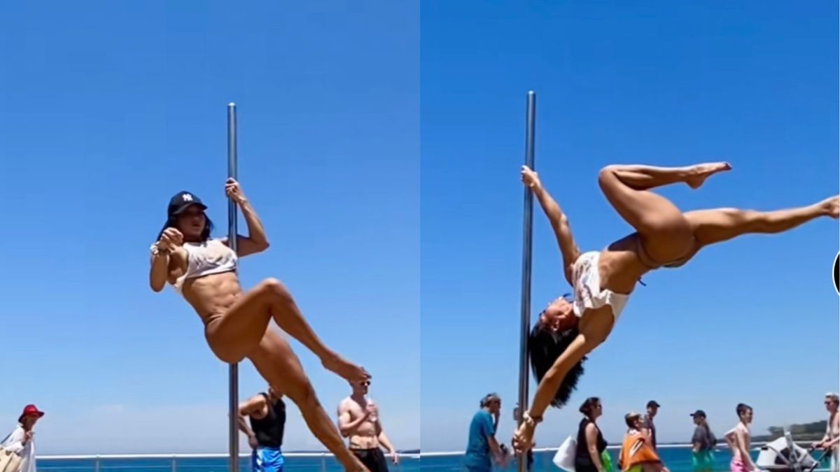 Wiele podziwiaj sylwetkę, formę i umiejętności kobiety 