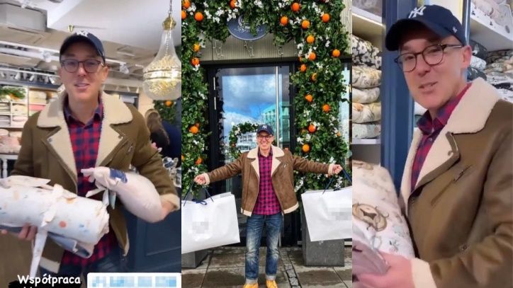 Maciej Kurzajewski kompletuje wyprawkę dla wnuczki