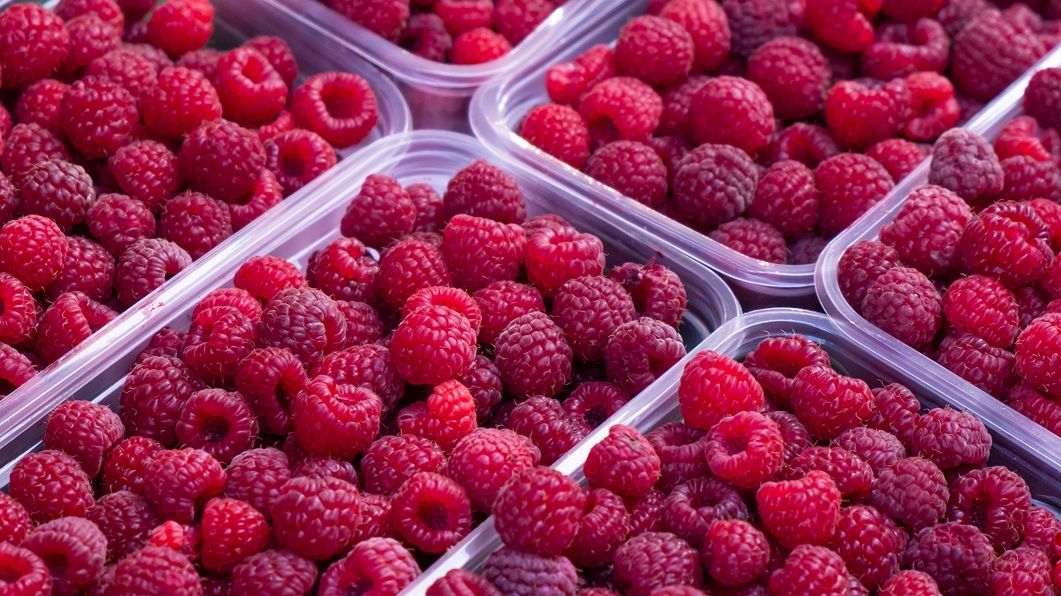 Dziwny kolor, pełno groźnej pleśni. Inspektorzy zatrzymali dostawę malin na granicy