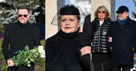 Pogrzeb Ryszarda Sibilskiego. Gwiazdy żegnają męża Ewy Bem: Krzysztof Ibisz, Nina Terentiew, Edward Miszczak