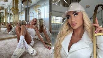 Tak wygląda willa Izabeli Macudzińskiej: złote żyrandole, ściany z luster i meble z logiem jej marki (ZDJĘCIA)