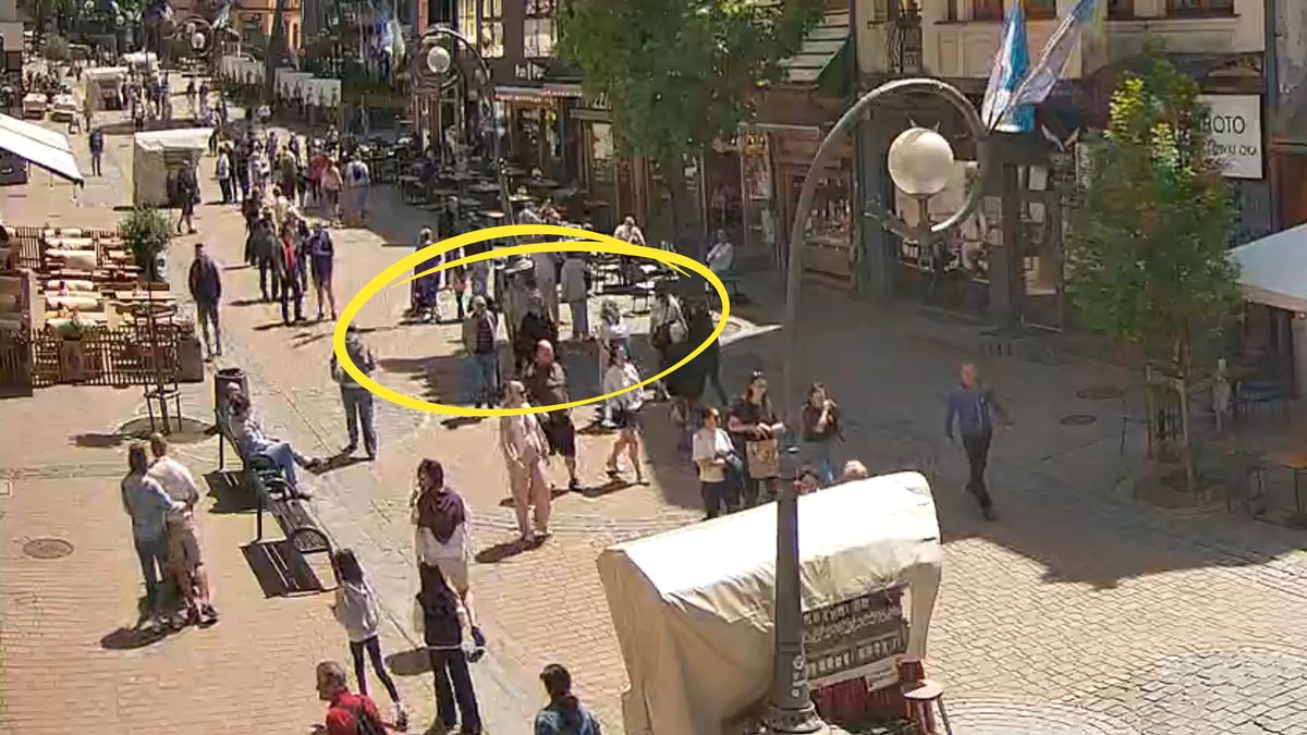 Piątkowe ujęcie z Zakopanego.