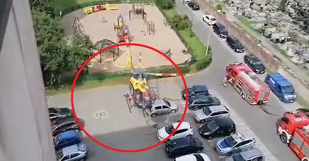 Perfekcyjne lądowanie pilota LPR. "Niejeden kierowca by się nie zmieścił". Nagranie podbija sieć