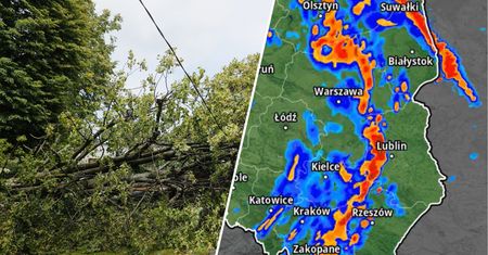 Nawałnice z każdej strony. Wiemy, gdzie będzie najgorzej