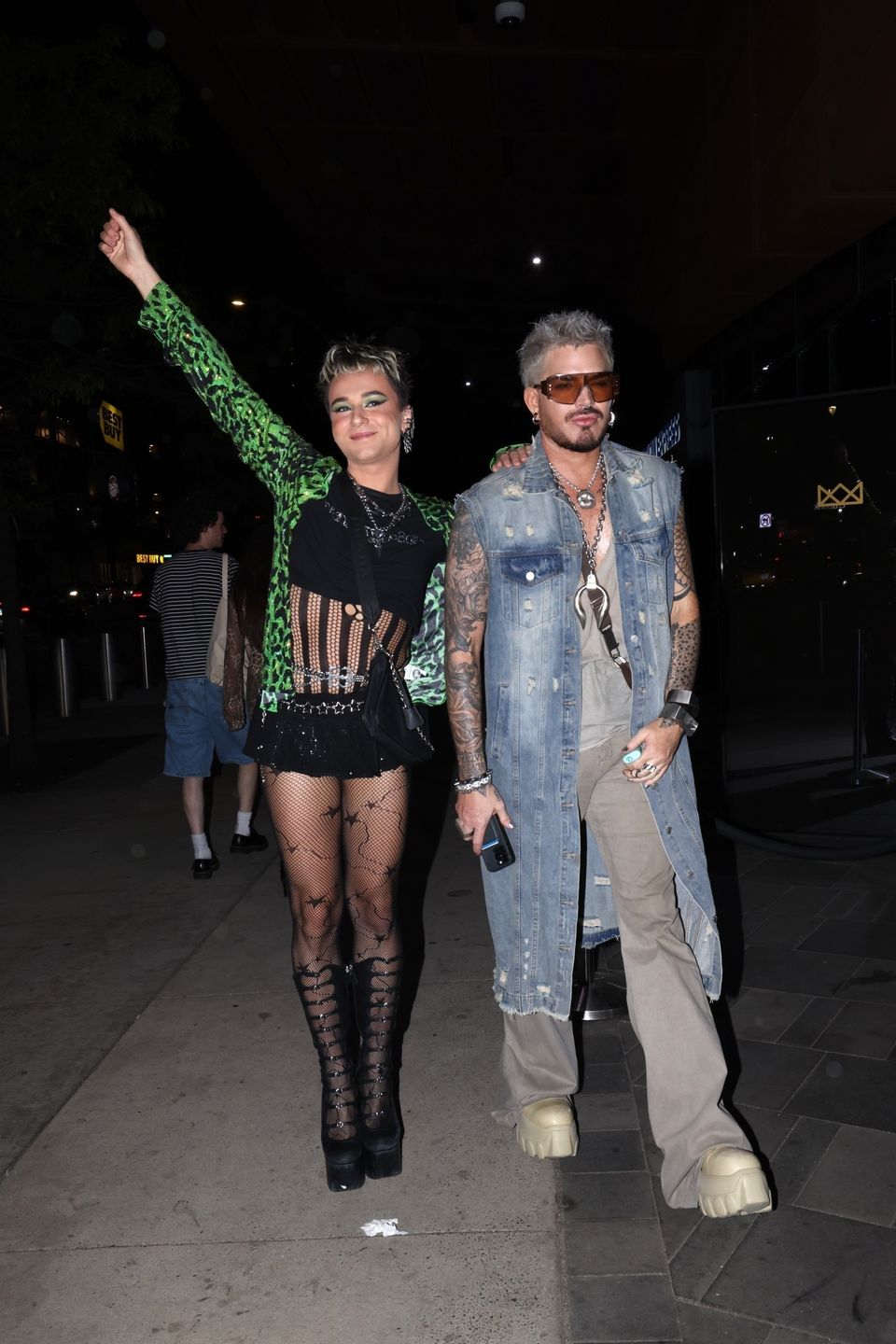 Adam Lambert i Oliver Gliese