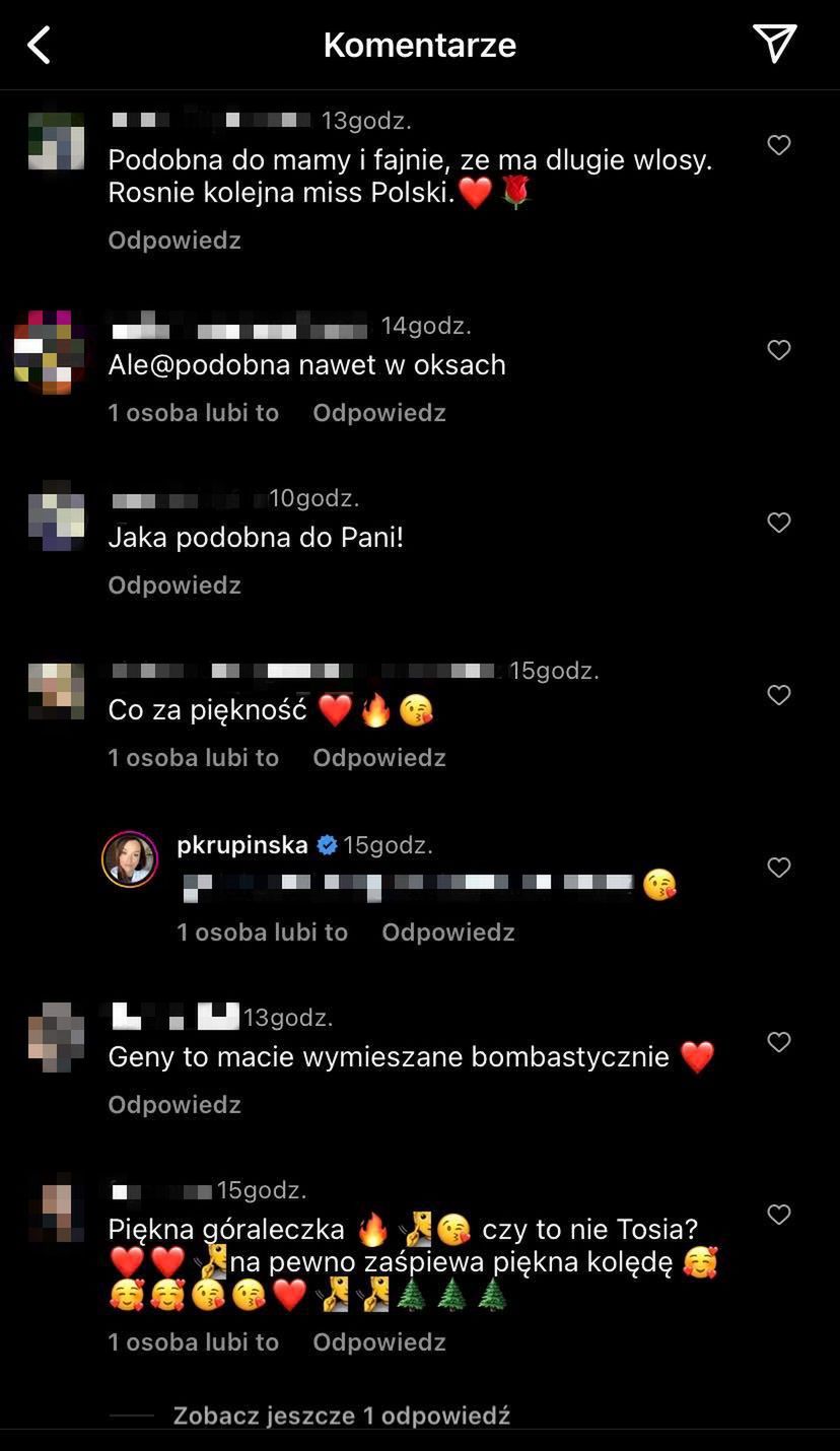 Paulina Krupińska pokazała siedmioletnią córkę