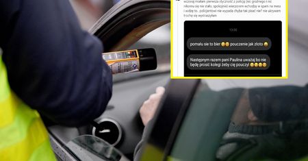 Policjanci spisują kobiety, potem do nich piszą. "Spodobałem ci się"