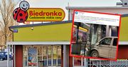 Bus wjechał w Biedronkę. Są poszkodowani
