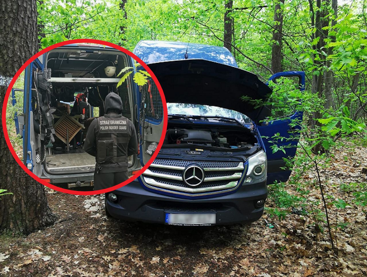 Polacy ukradli auto w Niemczech. Strażnicy zajrzeli do środka i zamarli