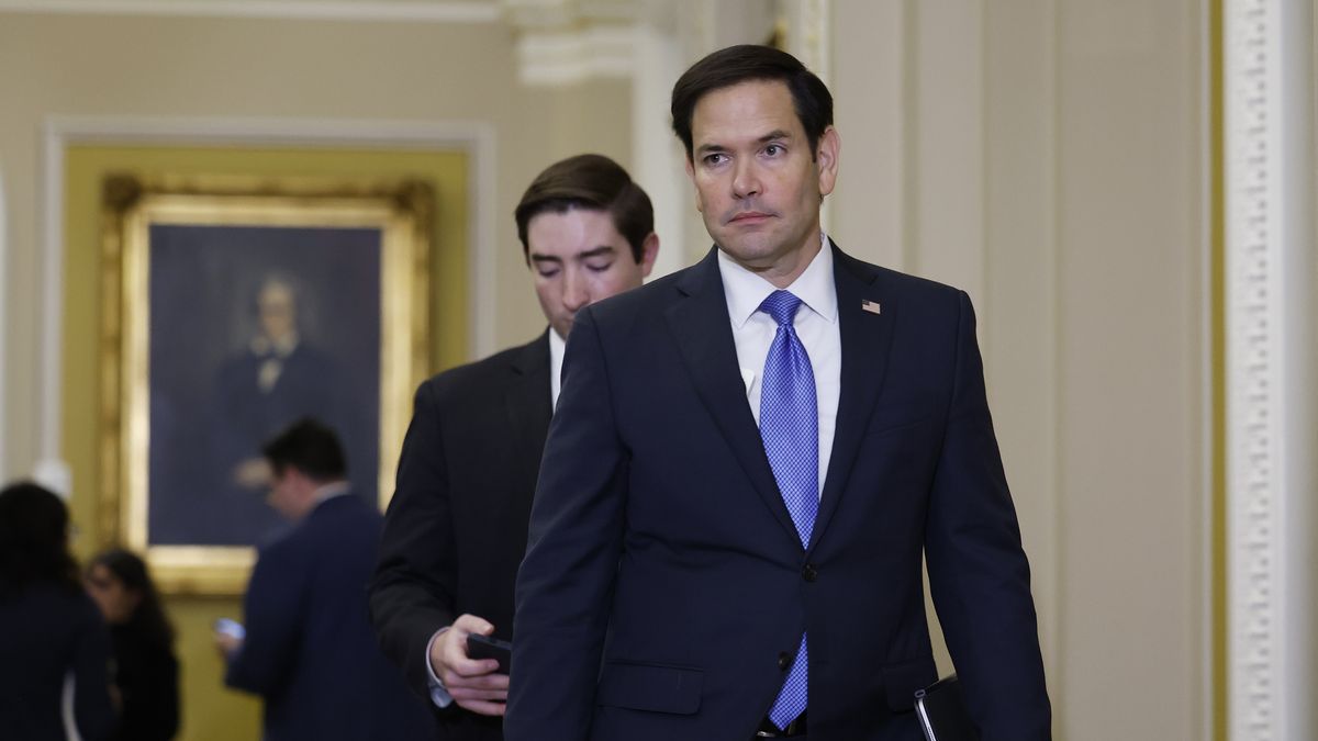 WASHINGTON, DC - NOVEMBER 13: U.S. Sen. Marco Rubio (R-FL) arrives for the Senate Republican leadership elections at the U.S. Capitol on November 13, 2024 in Washington, DC. The Senate Republican caucus met to vote on new leadership for the 119th Congress. (Photo by Kevin Dietsch/Getty Images)