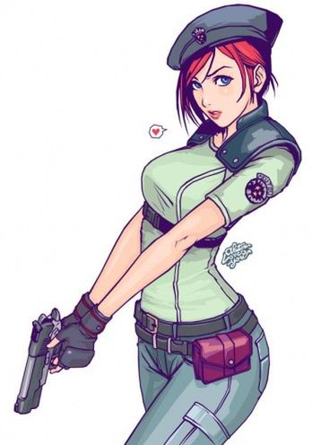 Wektorowe (i śliczne) panienki z Resident Evil 2