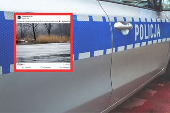 Brawurowe zachowanie nastolatków. Skakali po zamarzniętej Sole