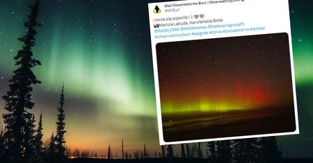 Zorza polarna rozświetliła niebo nad Polską. To był niesamowity spektakl